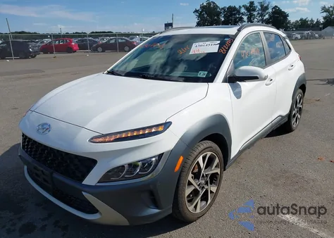 2022 Hyundai Kona Limited z USA, uszkodzony, nr VIN KM8K5CA36NU790047